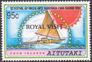 VI Festival of Pacific Arts, overprinted