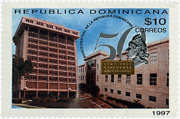 Central Bank, 50th anniv.