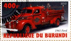 Stamp, 1941 Ford, Cinderellas,  , Cars