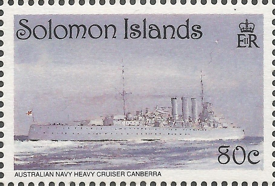 Australian Navy Heavy Cruiser Canberra