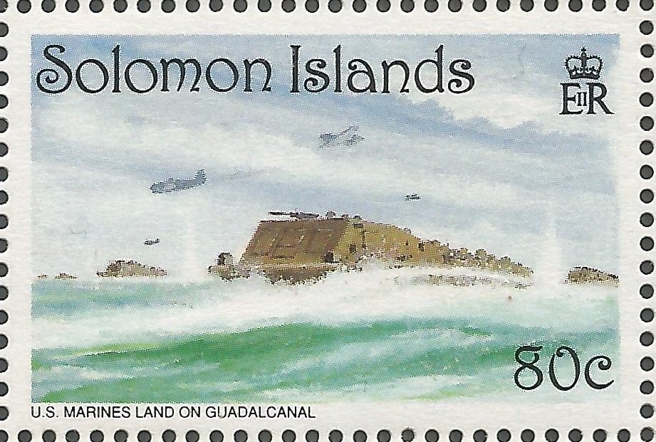 U.S. Marines Land On Guadalcanal