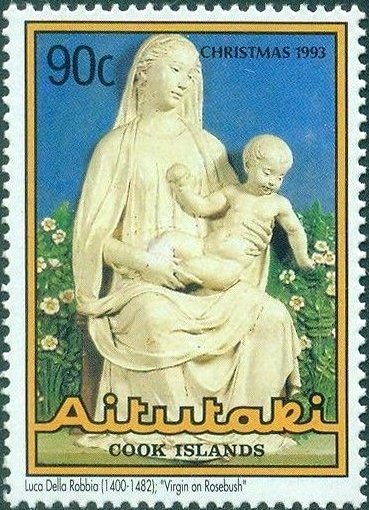 Mary with Child, by  Luca della Robbia