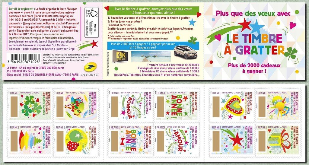 Bande-carnet de 2016