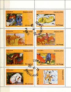 Mini Sheet, Franz Marc, Cinderellas,  