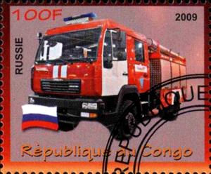 Stamp, Russie, Cinderellas,  , Cars