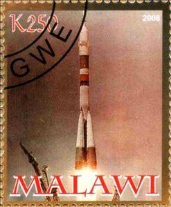 Stamp, Space Rocket, Cinderellas,  