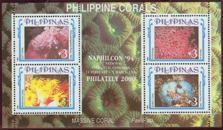 Philippine Corals - MiNo. 2393-96 with additional Inscriptio