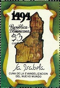 Stamp, Churches, Dominican Republic,  , Churches - Cathedrals - Basilicas - Chapels