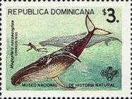 Stamp, Humpback Whale (Megaptera novaeangliae), Dominican Republic,  , Animals (Fauna), Sea (Marine) Mammals, Whales