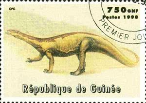 Stamp, Dinosaurs, Cinderellas,  , Dinosaurs