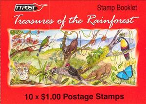 Booklet, Rainforest - MiNo. 770-79, Trinidad and Tobago,  , Forests, Landscapes, Plants (Flora), Rainforest