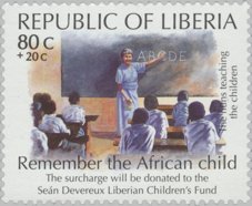 Nuns teaching children