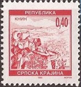 Stamp, Tourism, Serbian Krajina,  