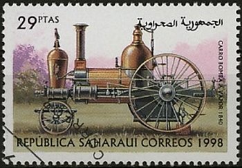 Stamp, Auto 1840, Cinderellas,  