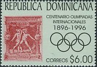 Olympic games on stamps