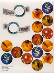 Booklet Pane, Quick-stick, Canada, Canada,  , Greetings