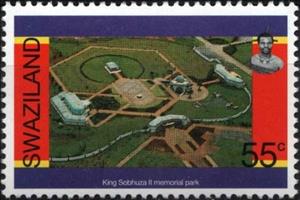Stamp, King takes oath, Swaziland,  