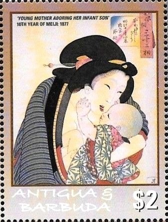 Young mother adoring her infant son