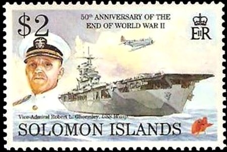 Vice Adm. Robert L. Ghormley, USS Wasp.
