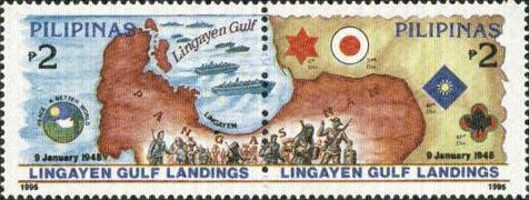 World War II Lingayen Gulf Landings - 50th anniv.