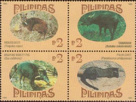 Endemic Philippine Mammals - MiNo. 2498-2501