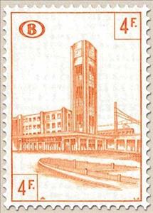 Stamp, Railway Stamp: Station Brussels North, Belgium,  , Stations