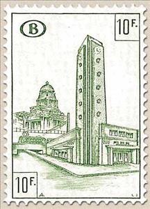 Stamp, Railway Stamp: Station Brussels South, Belgium,  , Stations