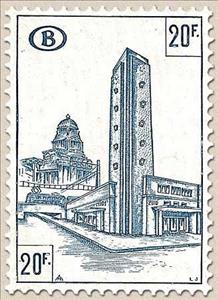 Stamp, Railway Stamp: Station Brussels South, Belgium,  , Stations