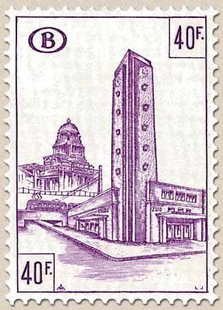 Railway Stamp: Station Brussels South