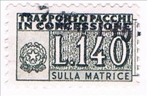 Stamp, Numeral, Italy,  