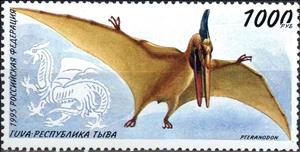 Stamp, Pteranodon, Cinderellas,  , Dinosaurs