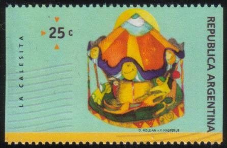 Stamp, The roundabout, Argentina,  