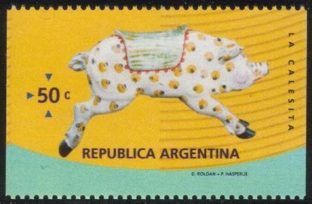 Stamp, The roundabout, Argentina,  
