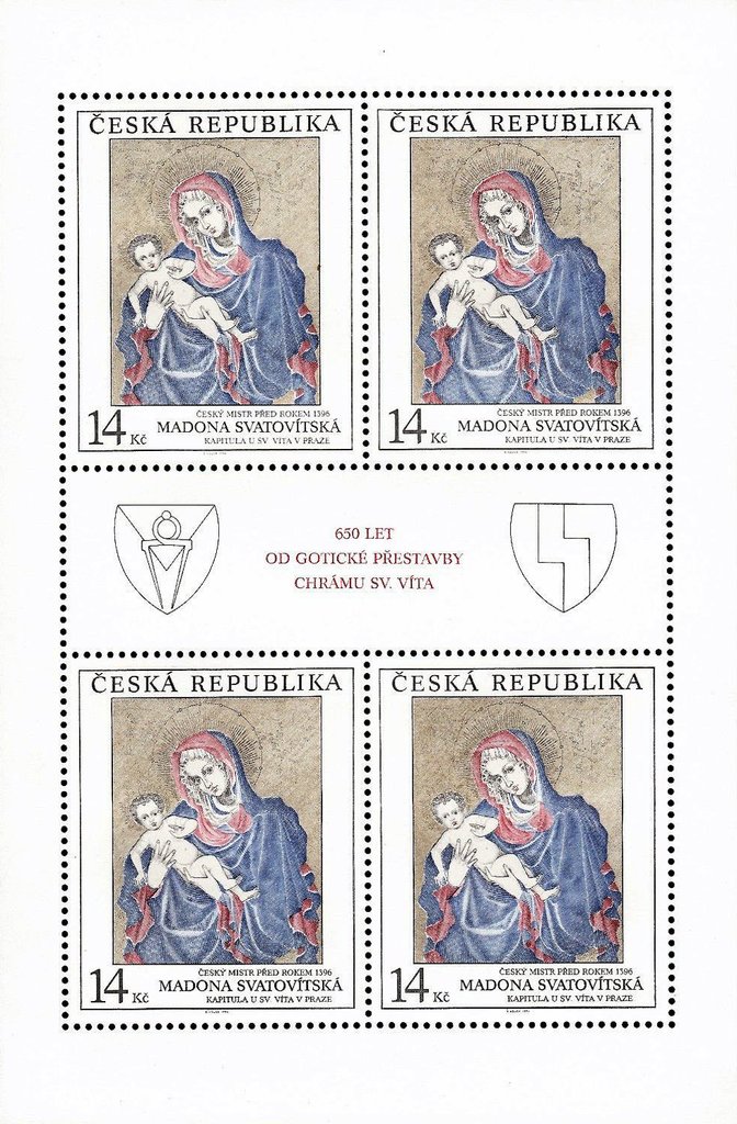 St Vitus madonna in St Vitus cathedral in Prague