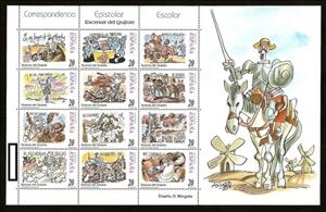 Mini Sheet, Scenes Of The Quijote, Spain,  