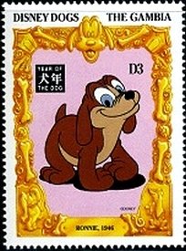 Stamp, Ronnie, Gambia,  , Disney