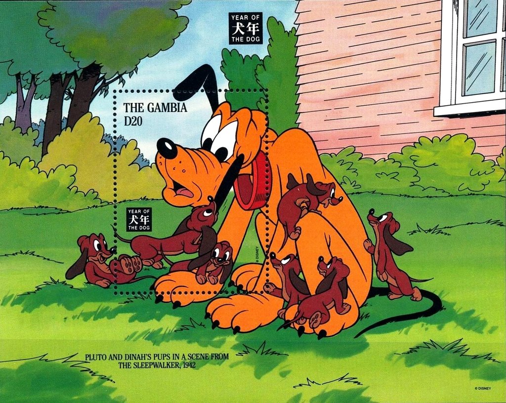 Dinah's pups, Pluto