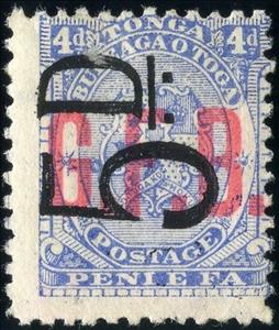 Stamp, G.f.b., Tonga,  