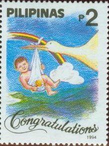 Greeting Stamps - "Congratulations"