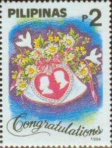 Greeting Stamps - "Congratulations"