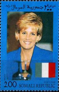 Stamp, Princess Diana, Cinderellas,  , People