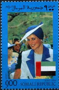 Stamp, Princess Diana, Cinderellas,  , People
