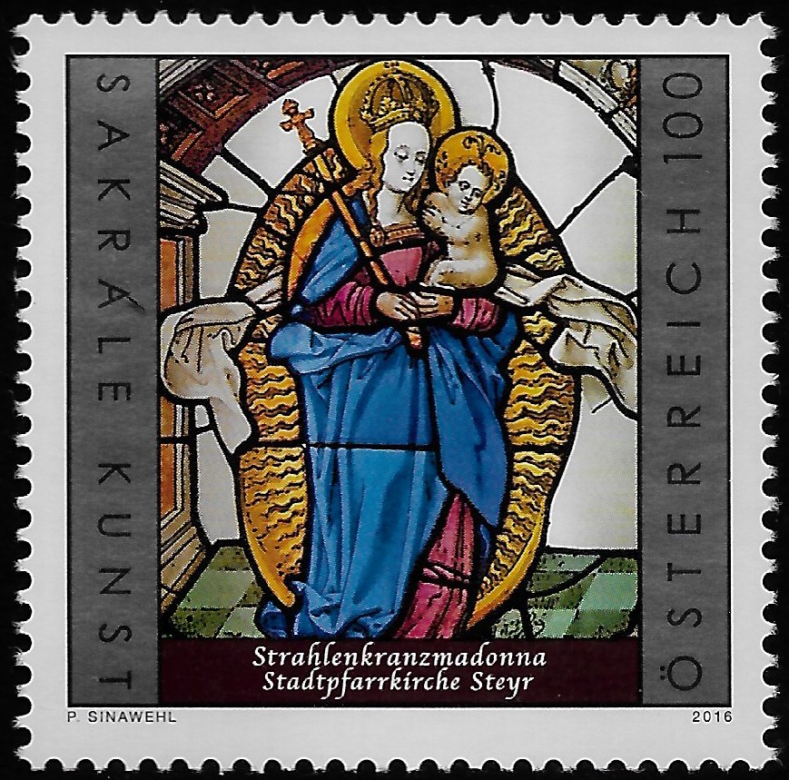 Aureola madonna, parish church of Steyr