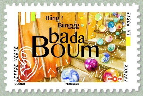 The balls fall of sounds of