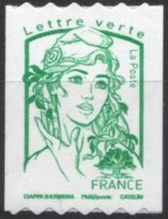 Marianne and Tree-Lettre verte