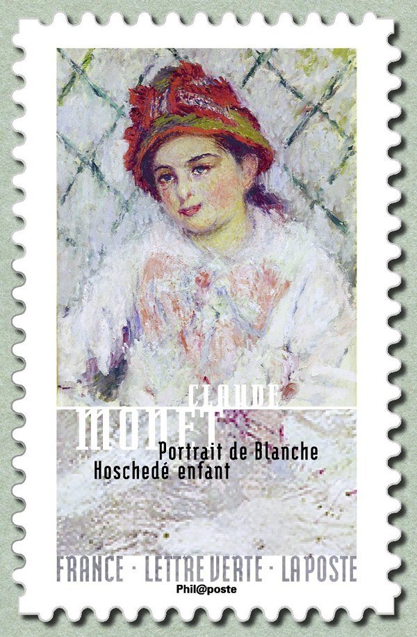 Claude Monet: Portrait of Blanche Hoschedé child