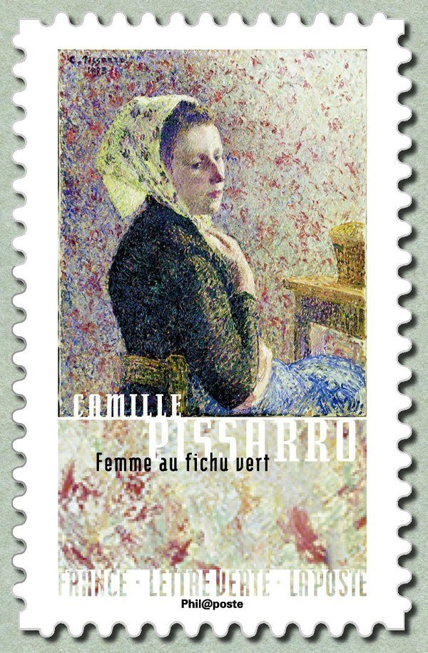 Camille Pissarro: Woman in green kerchief