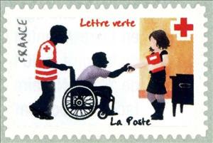 Stamp, The Red Cross wherever you need us, stamp #4, France,  , Red Cross and Red Crescent