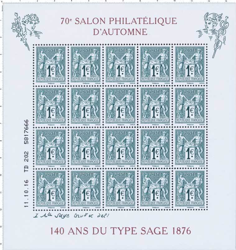 140 years of the type Sage 1876