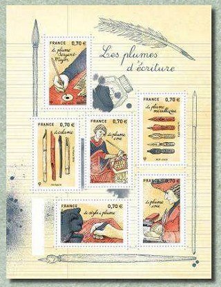 Les plumes d'écriture